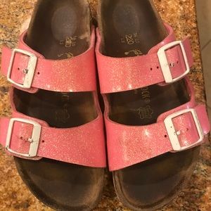 Pink sparkle Birkenstock